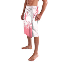 Breast Cancer Awareness Polynesian Lavalava Floral Pink Ribbon