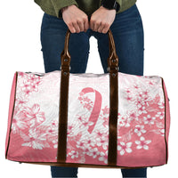 Breast Cancer Awareness Polynesian Travel Bag Floral Pink Ribbon