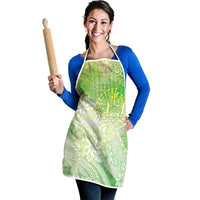 Tahiti Tiare Marble Glaze Apron Spring Green LT7 - Polynesian Pride