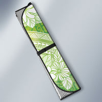 Tahiti Tiare Marble Glaze Auto Sun Shade Spring Green LT7 - Polynesian Pride