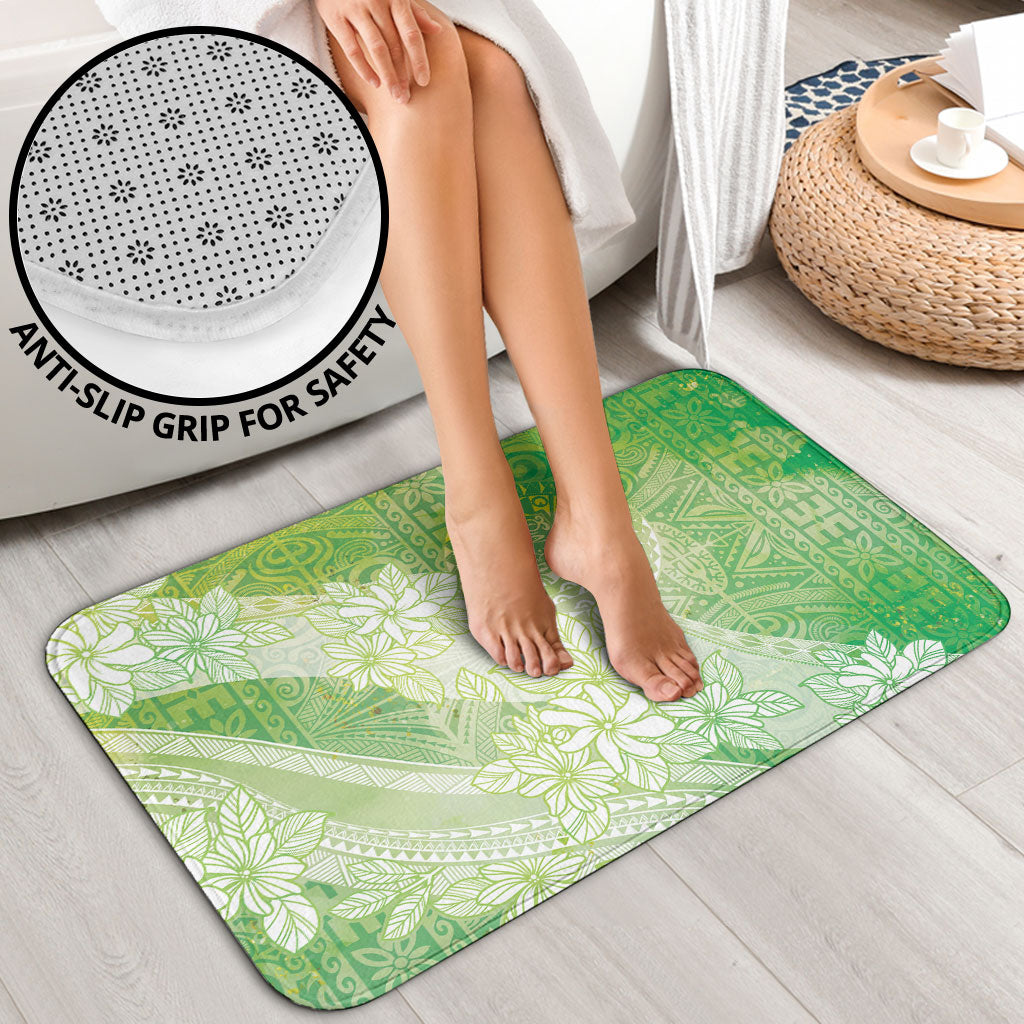 Tahiti Tiare Marble Glaze Bathroom Set Spring Green LT7 - Polynesian Pride