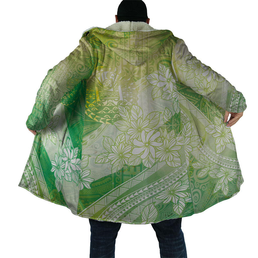 Tahiti Tiare Marble Glaze Cloak Spring Green LT7 - Polynesian Pride