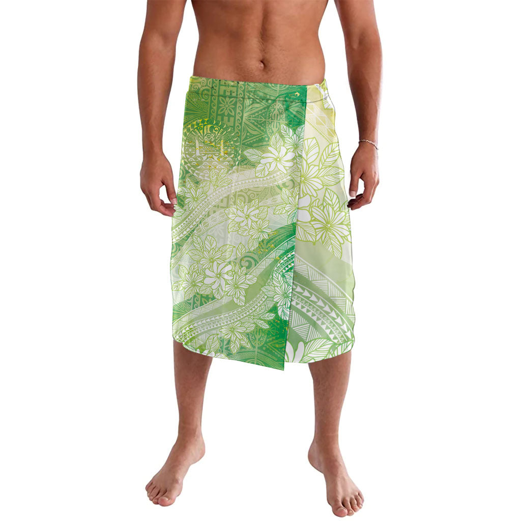 Tahiti Tiare Marble Glaze Lavalava Spring Green LT7 Yellow Green - Polynesian Pride