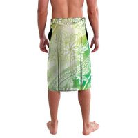 Tahiti Tiare Marble Glaze Lavalava Spring Green LT7 - Polynesian Pride
