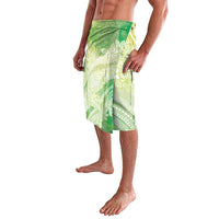 Tahiti Tiare Marble Glaze Lavalava Spring Green LT7 - Polynesian Pride