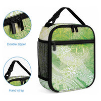 Tahiti Tiare Marble Glaze Lunch Bag Spring Green LT7 - Polynesian Pride
