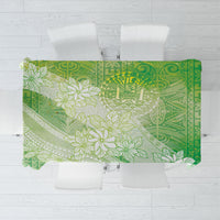 Tahiti Tiare Marble Glaze Tablecloth Spring Green LT7 Yellow Green - Polynesian Pride