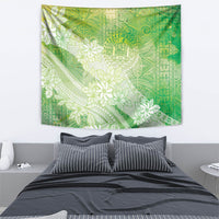 Tahiti Tiare Marble Glaze Tapestry Spring Green LT7 - Polynesian Pride
