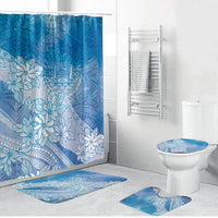 Tahiti Tiare Marble Glaze Bathroom Set Winter Blue LT7 Bathroom Set (4 pcs) Light Blue - Polynesian Pride