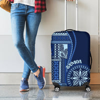 Samoa Siapo Motif Luggage Cover Classic Style - Bue Ver LT7 - Polynesian Pride