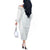 Samoa White Sunday Off The Shoulder Long Sleeve Dress Classic Siapo Style LT7 - Polynesian Pride