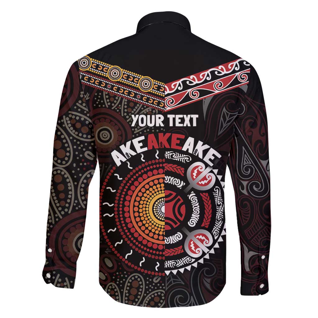 Aotearoa and Australia Indigenous Family Matching Off Shoulder Short Dress and Hawaiian Shirt Stand Together For Te Tiriti LT7 - Polynesian Pride