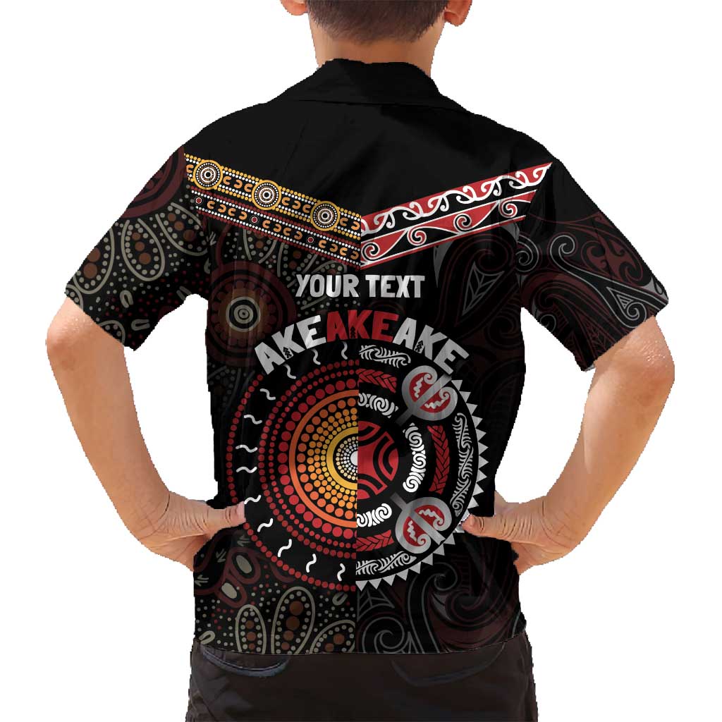 Aotearoa and Australia Indigenous Family Matching Summer Maxi Dress and Hawaiian Shirt Stand Together For Te Tiriti LT7 - Polynesian Pride
