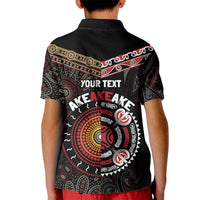 Aotearoa and Australia Indigenous Kid Polo Shirt Stand Together For Te Tiriti