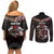 Aotearoa and Samoa Together For Te Tiriti Couples Matching Off Shoulder Short Dress and Long Sleeve Button Shirt Kowhaiwhai Mix Siapo