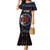 Aotearoa and Samoa Together For Te Tiriti Family Matching Mermaid Dress and Hawaiian Shirt Kowhaiwhai Mix Siapo - Flag Color