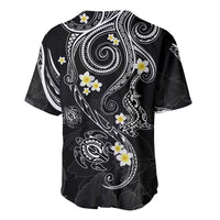 Polynesia Tribal Baseball Jersey Tentacles Plumeria