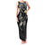 Polynesia Tribal Family Matching Tank Maxi Dress and Hawaiian Shirt Tentacles Plumeria