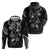 Polynesia Tribal Hoodie Tentacles Plumeria