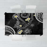 Polynesia Tribal Tablecloth Tentacles Plumeria