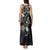 Polynesia Tribal Tank Maxi Dress Tentacles Plumeria