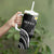 Polynesia Tribal Tumbler With Handle Tentacles Plumeria
