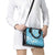 Polynesia Tribal Shoulder Handbag Turquoise Plumeria Tentacles