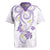 Polynesia Tribal Rugby Jersey Lilac Plumeria Tentacles