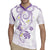 Polynesia Tribal Rugby Jersey Lilac Plumeria Tentacles