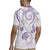 Polynesia Tribal Rugby Jersey Lilac Plumeria Tentacles