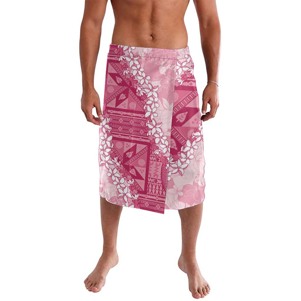 Bula Fiji Plumeria Tagimoucia Salusalu Pink Lavalava Kaiviti Masi - Polynesian Pride