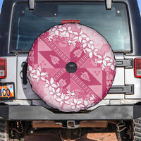 Bula Fiji Plumeria Tagimoucia Salusalu Pink Spare Tire Cover Kaiviti Masi LT7 Pink - Polynesian Pride