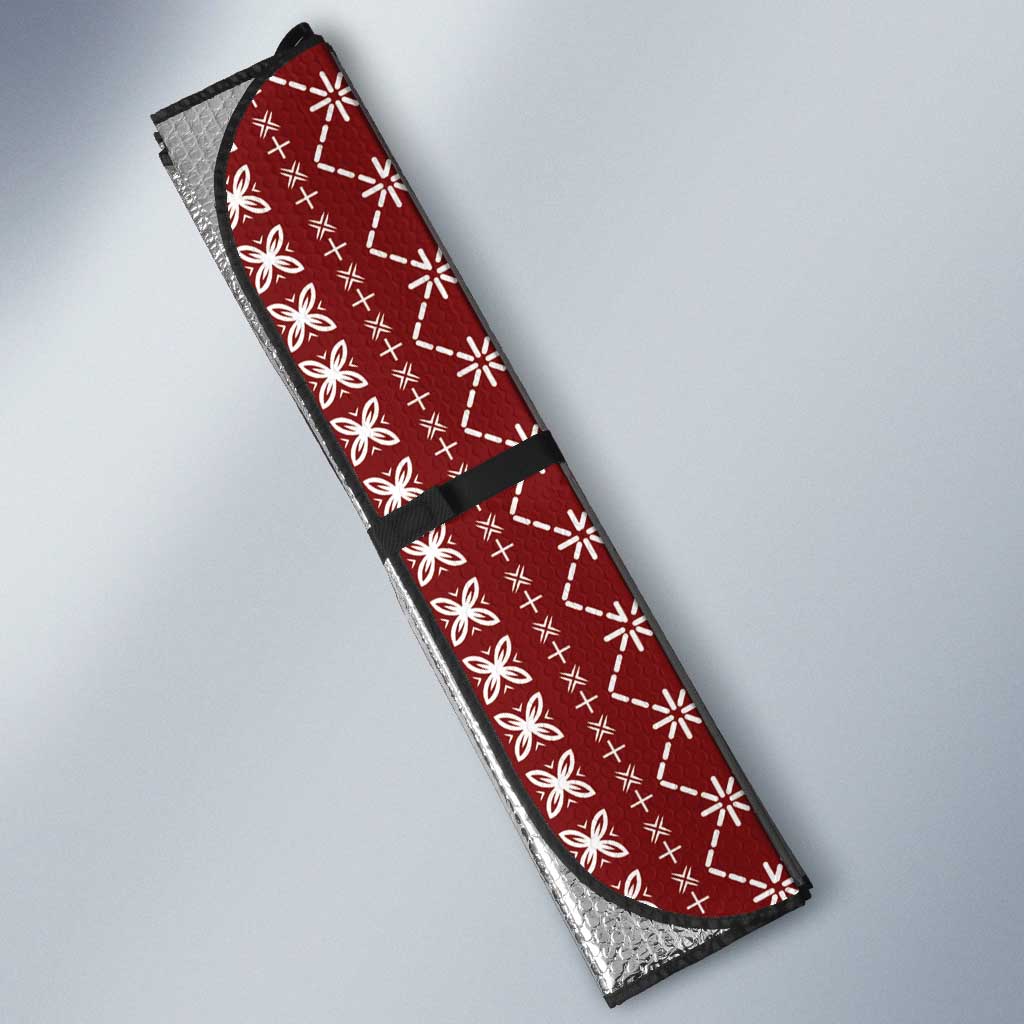 Women's Day Samoa Malu Tattoo Inspired Mix Teuila Auto Sun Shade Scarlet