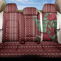 Women's Day Samoa Malu Tattoo Inspired Mix Teuila Back Car Seat Cover Scarlet