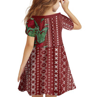 Women's Day Samoa Malu Tattoo Inspired Mix Teuila Family Matching Tank Maxi Dress and Hawaiian Shirt Scarlet LT7 - Polynesian Pride