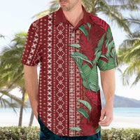 Women's Day Samoa Malu Tattoo Inspired Mix Teuila Hawaiian Shirt Scarlet