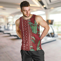 Women's Day Samoa Malu Tattoo Inspired Mix Teuila Men Tank Top Scarlet