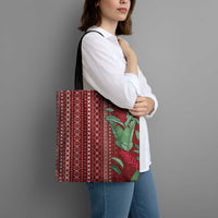 Women's Day Samoa Malu Tattoo Inspired Mix Teuila Tote Bag Scarlet