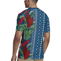 Women's Day Samoa Malu Tattoo Inspired Mix Teuila Rugby Jersey Royal Blue