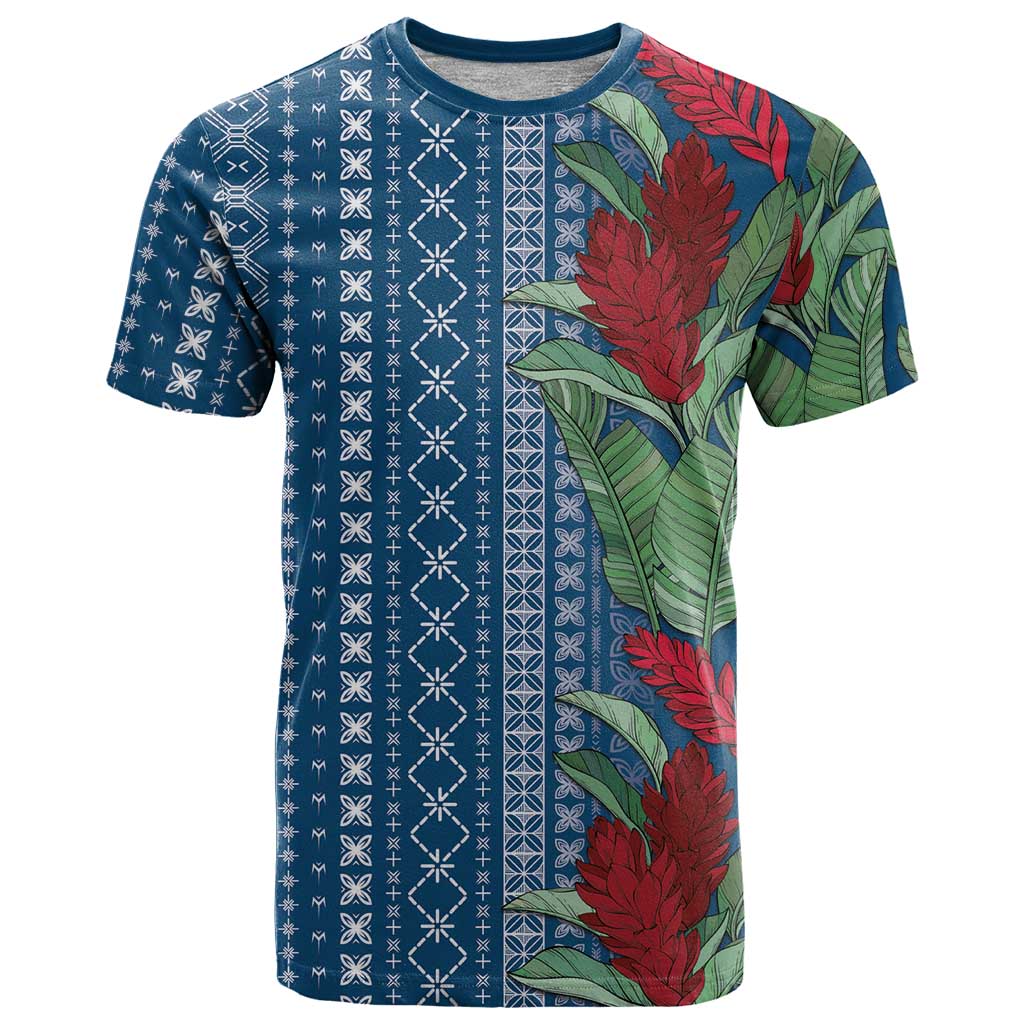 Women's Day Samoa Malu Tattoo Inspired Mix Teuila T Shirt Royal Blue