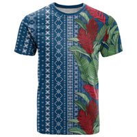 Women's Day Samoa Malu Tattoo Inspired Mix Teuila T Shirt Royal Blue