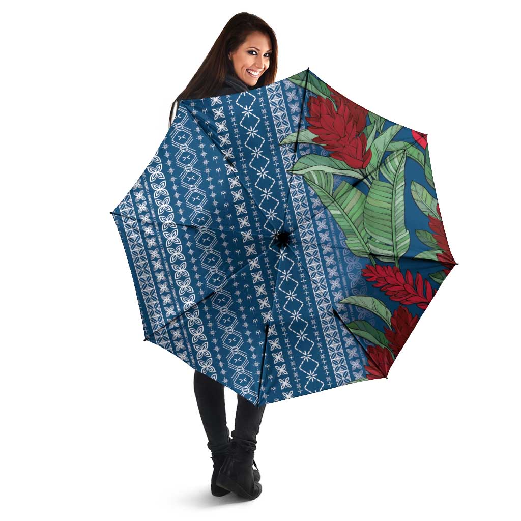 Women's Day Samoa Malu Tattoo Inspired Mix Teuila Umbrella Royal Blue