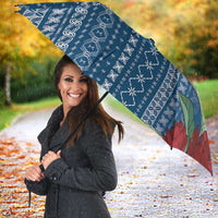 Women's Day Samoa Malu Tattoo Inspired Mix Teuila Umbrella Royal Blue