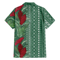Women's Day Samoa Malu Tattoo Inspired Mix Teuila Family Matching Tank Maxi Dress and Hawaiian Shirt Sage Green LT7 - Polynesian Pride