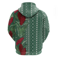 Women's Day Samoa Malu Tattoo Inspired Mix Teuila Hoodie Sage Green