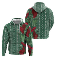 Women's Day Samoa Malu Tattoo Inspired Mix Teuila Hoodie Sage Green