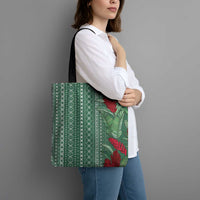Women's Day Samoa Malu Tattoo Inspired Mix Teuila Tote Bag Sage Green