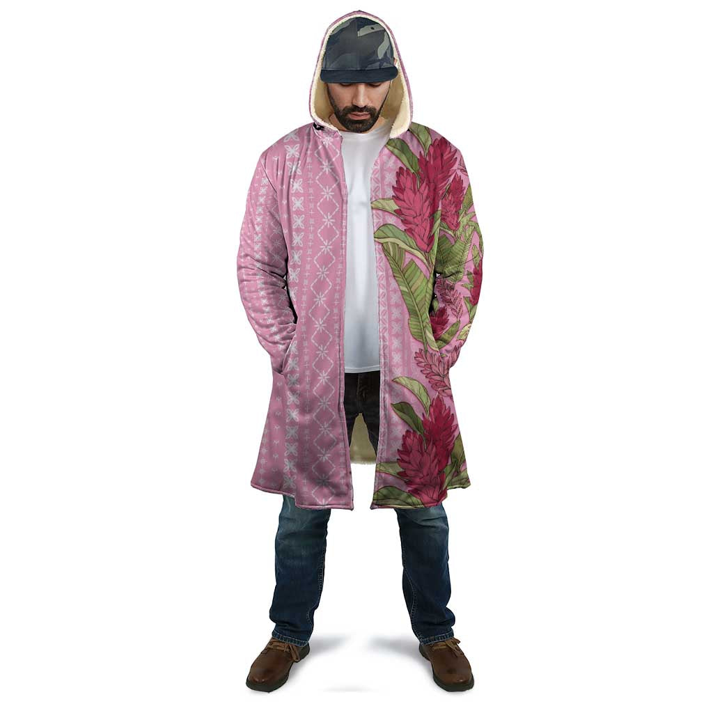 Women's Day Samoa Malu Tattoo Inspired Mix Teuila Cloak Rose Pink