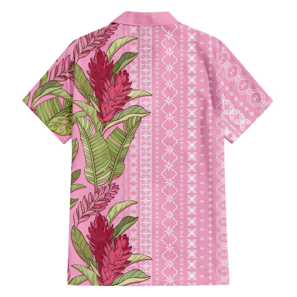 Women's Day Samoa Malu Tattoo Inspired Mix Teuila Family Matching Puletasi and Hawaiian Shirt Rose Pink LT7 - Polynesian Pride