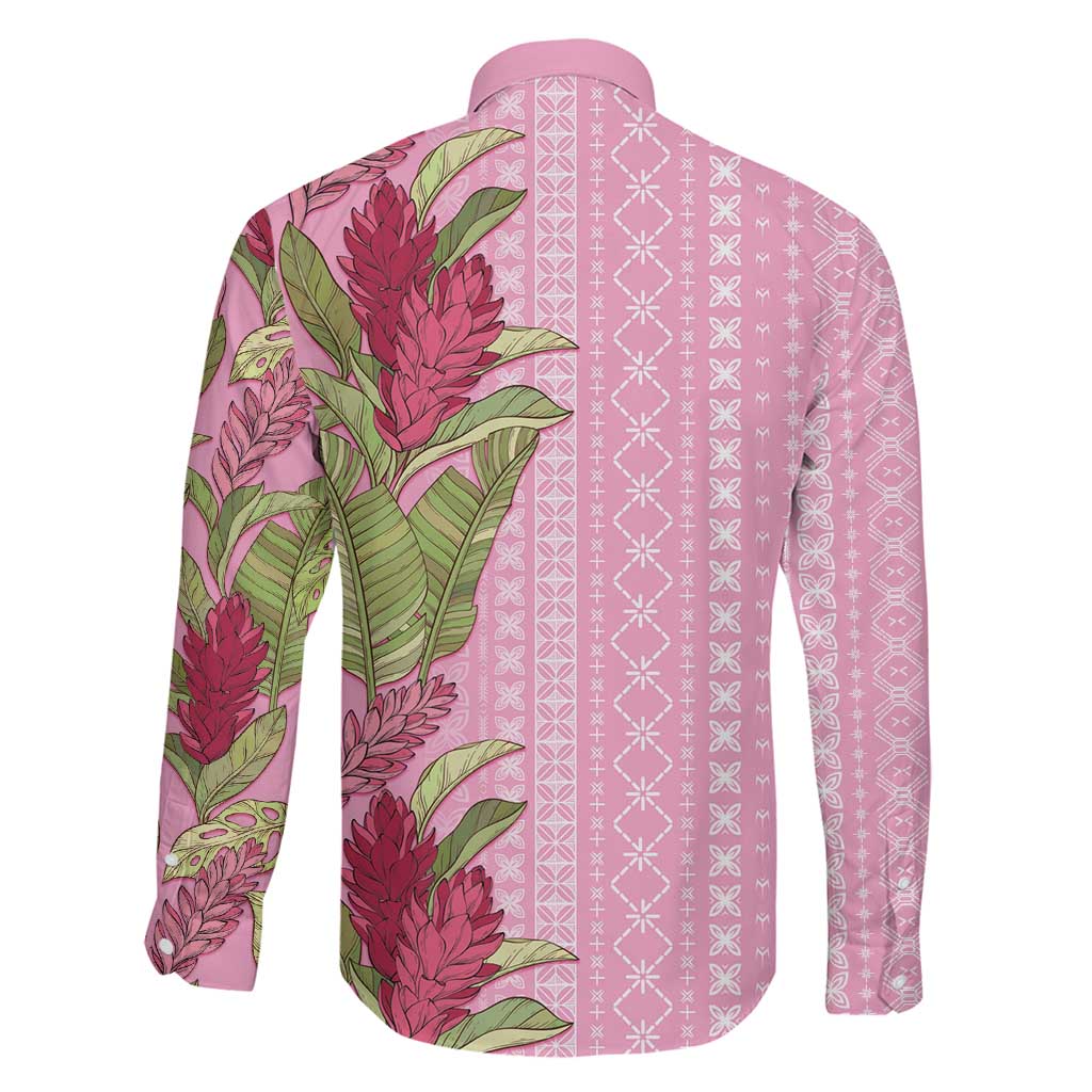 Women's Day Samoa Malu Tattoo Inspired Mix Teuila Family Matching Summer Maxi Dress and Hawaiian Shirt Rose Pink LT7 - Polynesian Pride